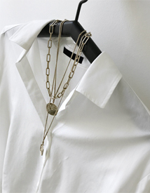 Coin layered necklace