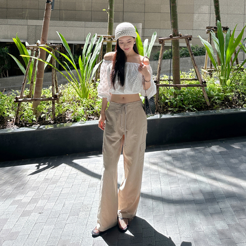 Cutter linen pants