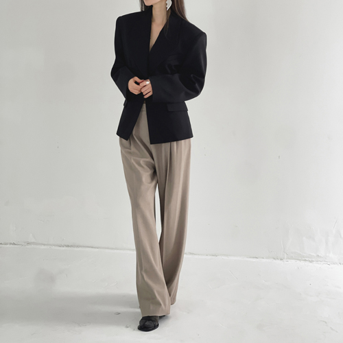 Liber pin-tuck slacks