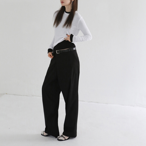 Gram roll-up cotton pants