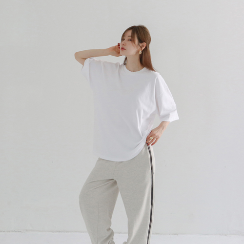 Bouton loose tee