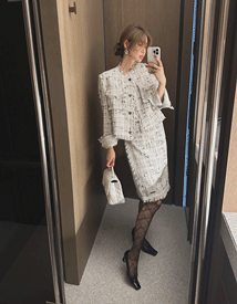 Mckell tweed skirt