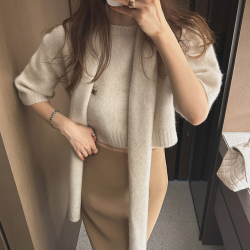 Groun muffler knit