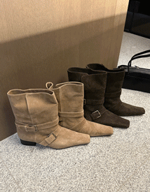 Mead calf suede boots ♩