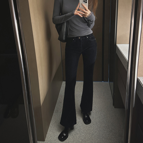 Velvet black pants