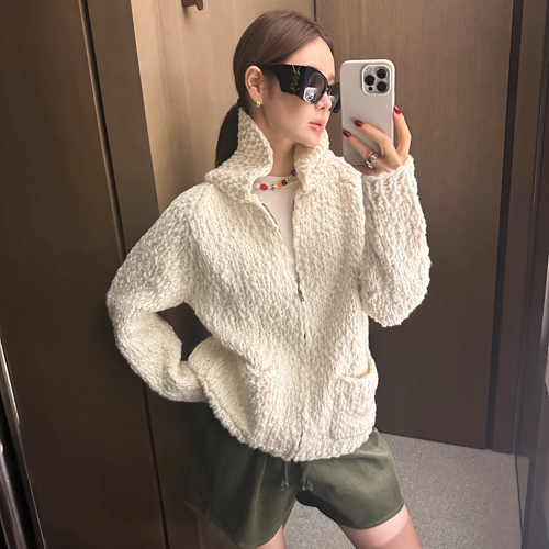 Woolf zip-up cardigan