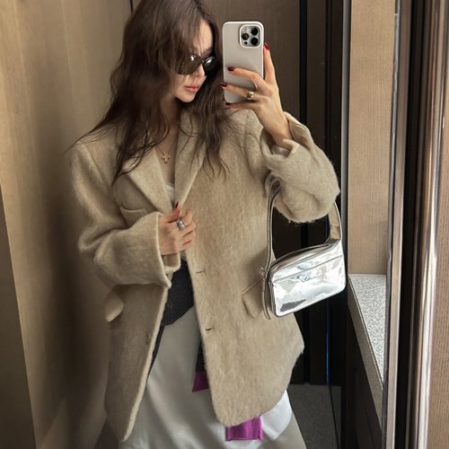 Mogul over coat