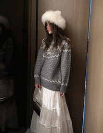 Snow vintage knit