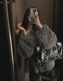 Cheap longhair cardigan