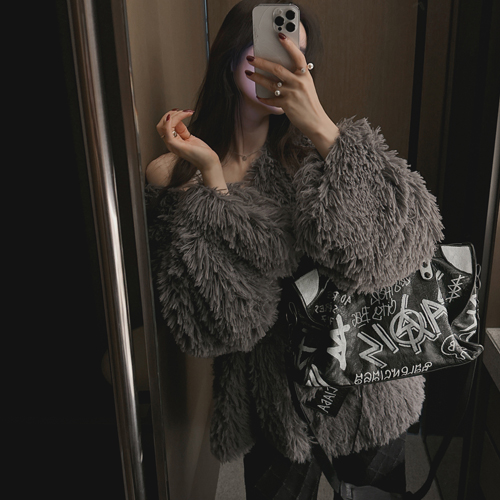 Cheap longhair cardigan