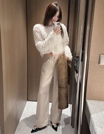 Noel cotton pitch gimo pants