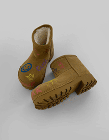 Smile handpainting ugg boots