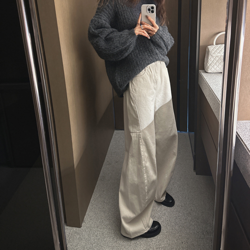 Patch gimo ivory pants