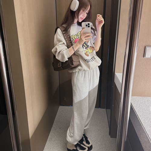 Pole wool jogger pants