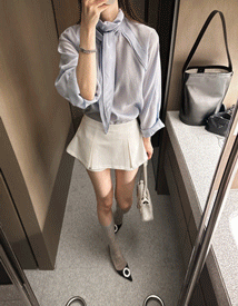 Combi scarf blouse