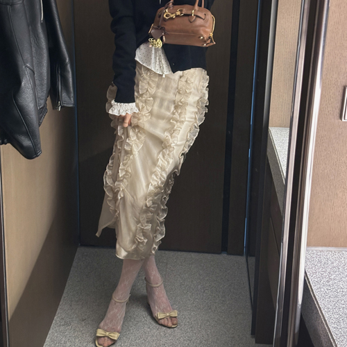 Rigo shirring skirt