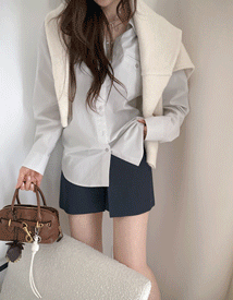 Artie pin-tuck mini skirt