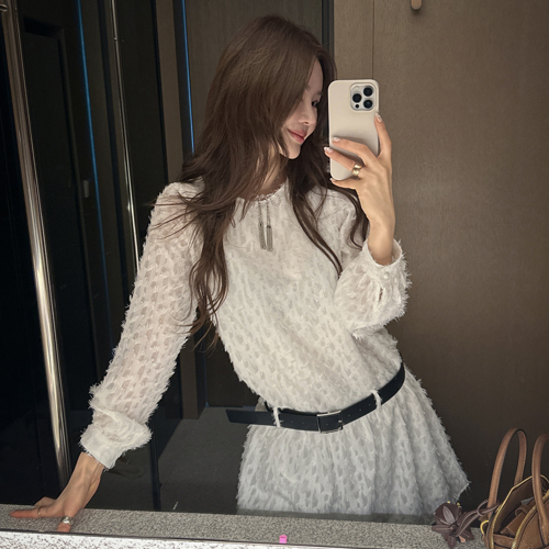 Hippie belted dress