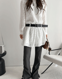 Hippie belted dress