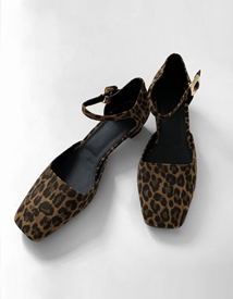 Leopard square mary Jane ♩