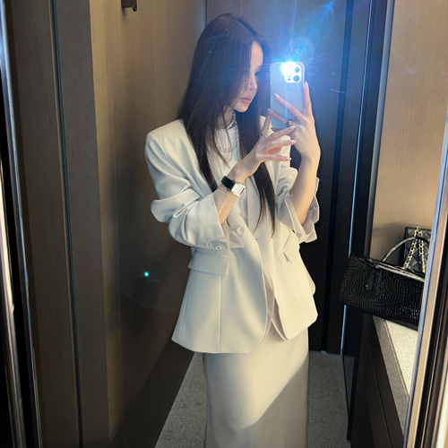 Apollo no-collar jacket