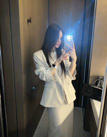 Apollo no-collar jacket