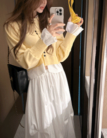 Pretzel knit cardigan