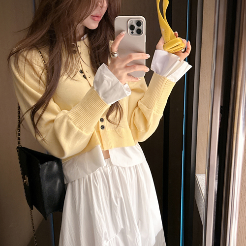 Pretzel knit cardigan
