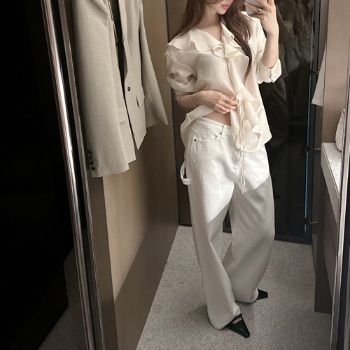 Carpenter ivory pants