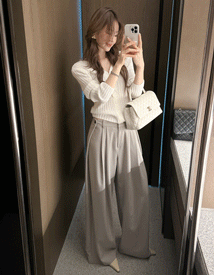 Charles pin-tuck pants