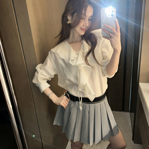 Verner shirring blouse