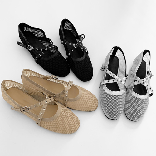 Kanner mesh flat shoes ♩
