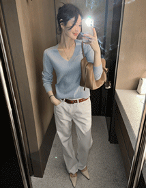 Bay white denim pants