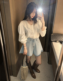 Punks harp denim pants