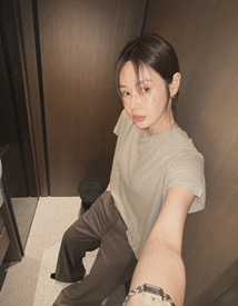 Care basic linen tee