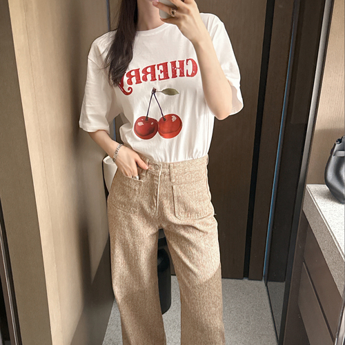 Cherry round tee