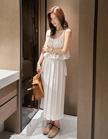 Paolo pleats skirt 