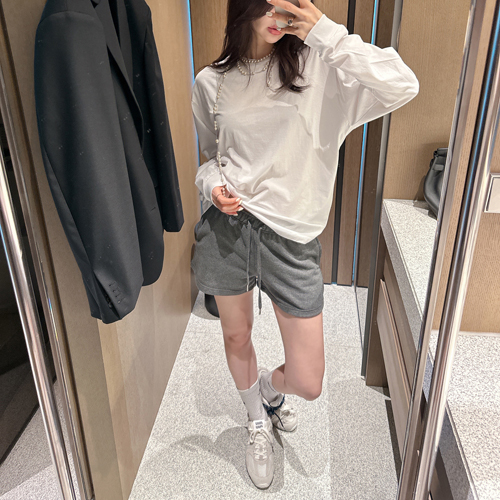 Jersey banding shorts