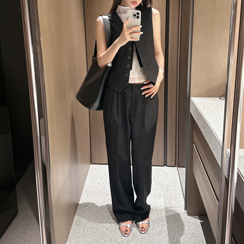 Ehlin pin-tuck pants
