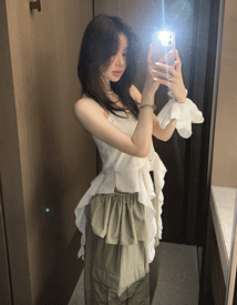 Factory frill bustier