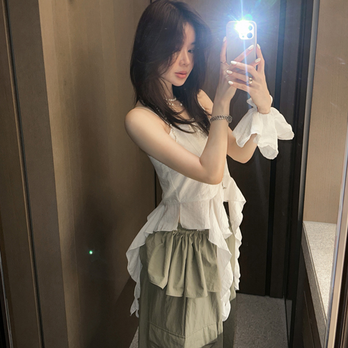 Factory frill bustier