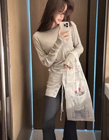 Serine tencel crop tee