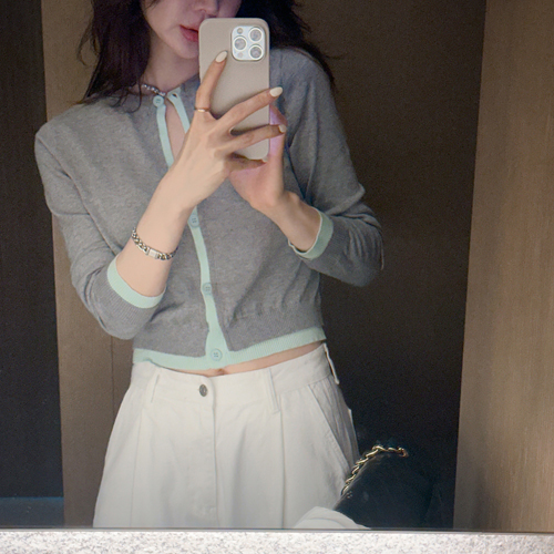 Travel silk cardigan
