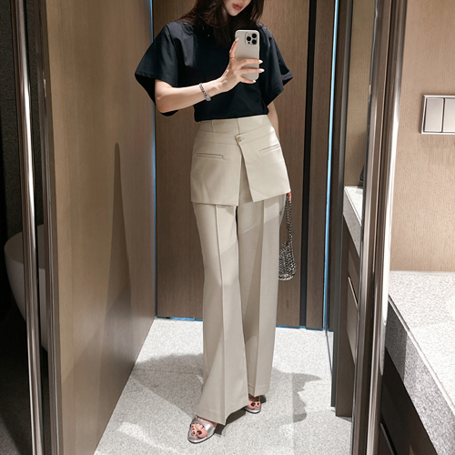 Picker skirt pants