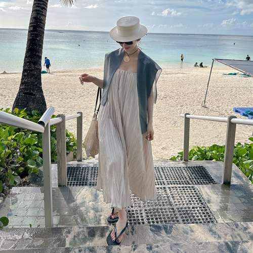 Andree pleats dress