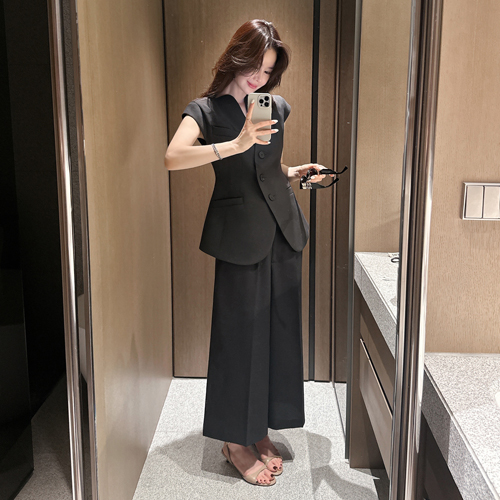 Port linen culotte pants