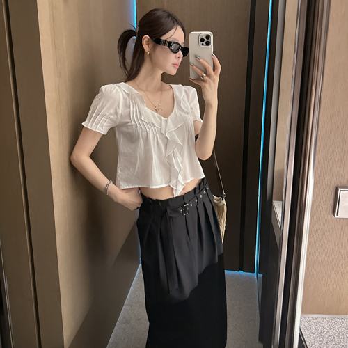 Dato frill blouse
