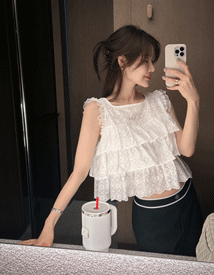 Timor flare blouse