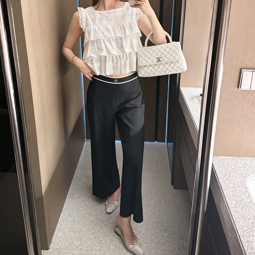 Luxury banding pants