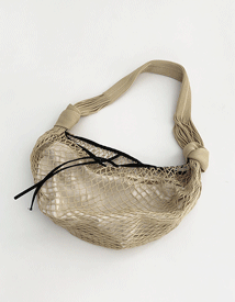 Warm netting shoulder bag